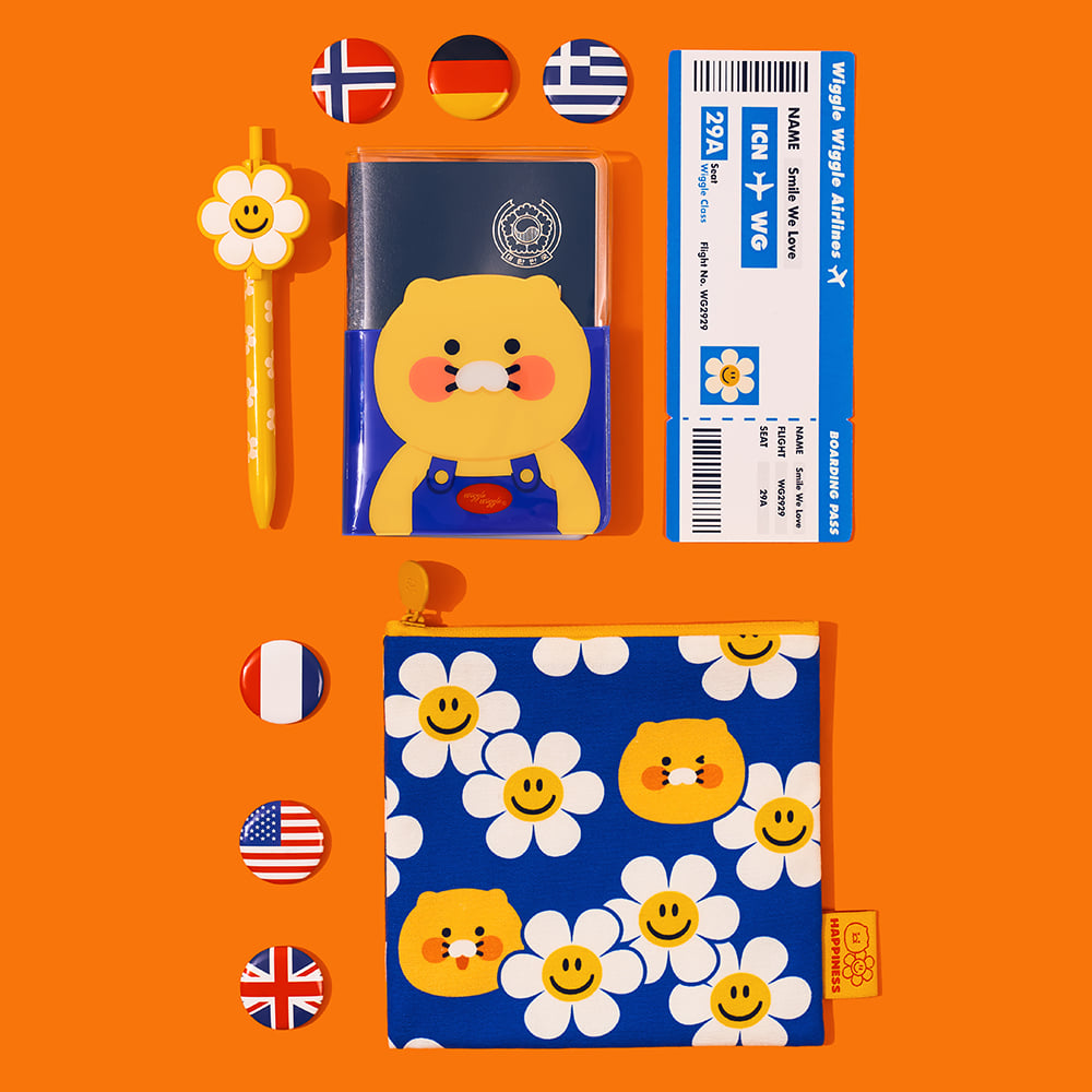 [카카오프렌즈X위글위글] 여권지갑