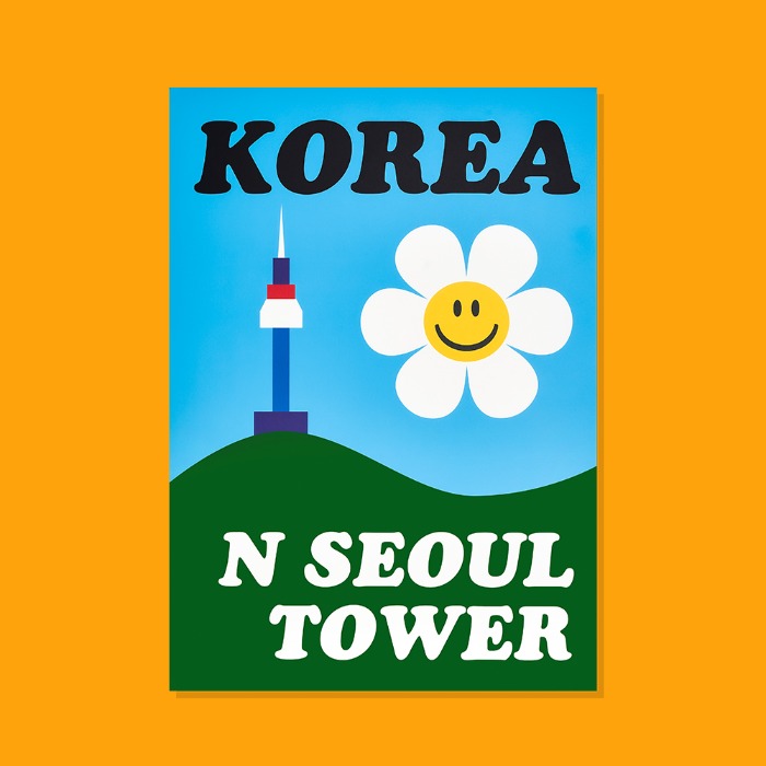 [디스모먼트 X 위글위글] 인테리어 포스터 - Seoul